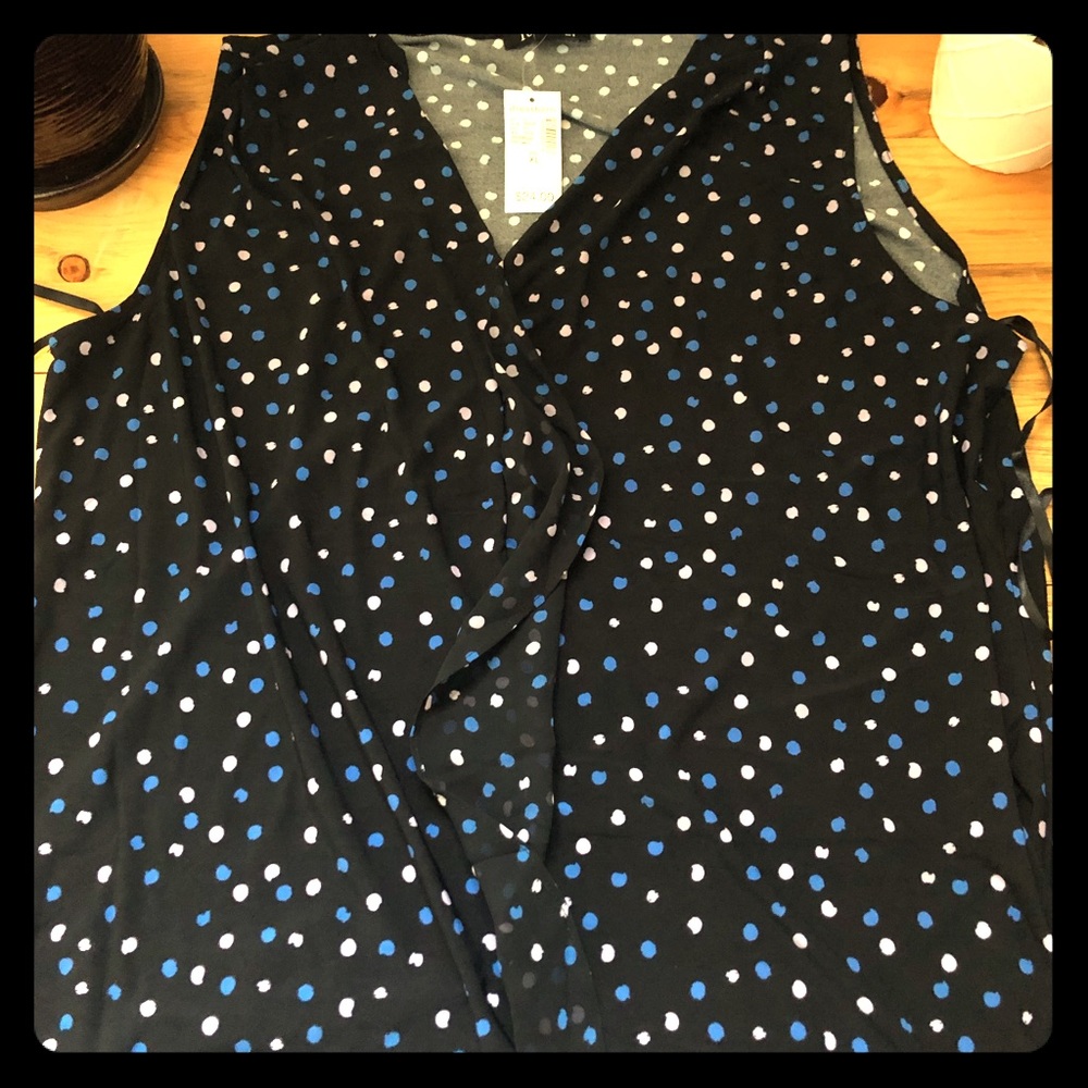 Dress Barn Brand New Polka Dot Blouse